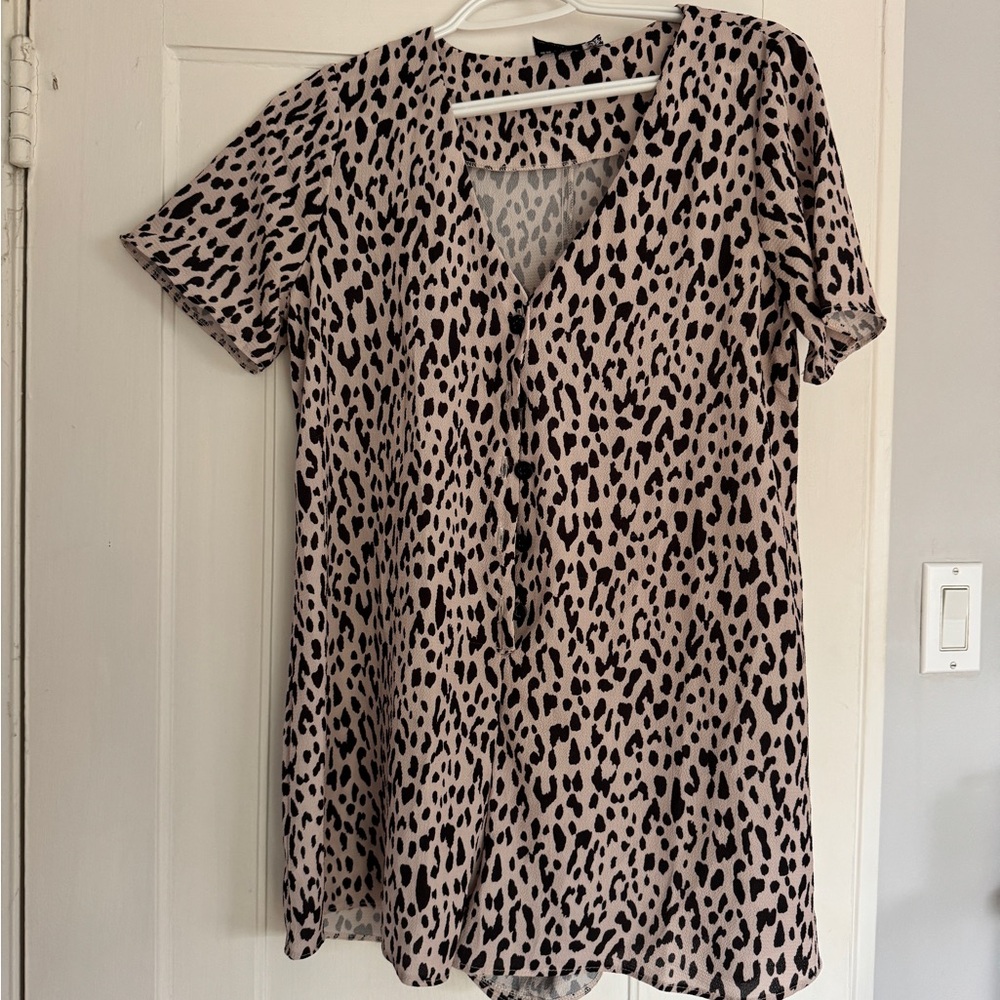 ASOS Leopard Print Romper